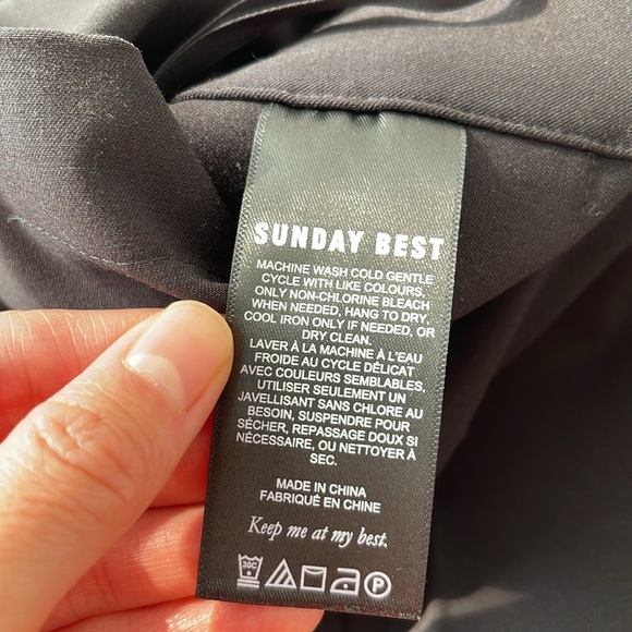 Aritzia Sunday Best Olive Mini Skirt - Picture 7 of 8